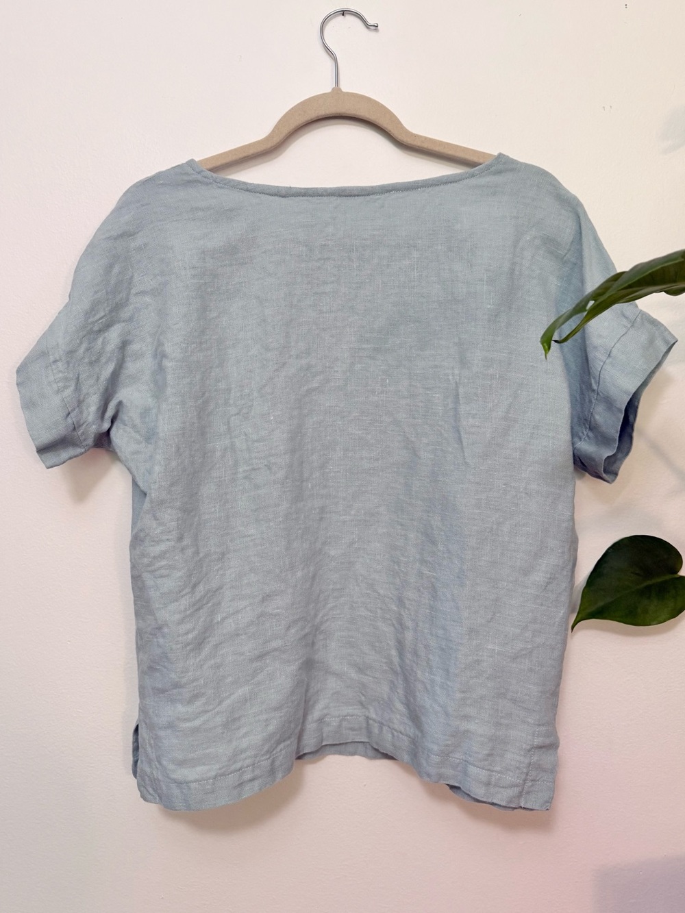 Handmade Linen Square Top - Picture 4 of 4
